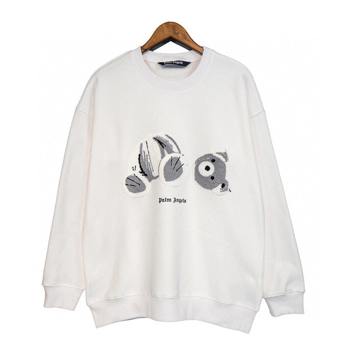 Palm Angels Grey Bear Sweatshirt
