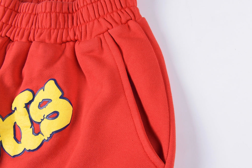 Sp5der OG Logo Sweatshort Red