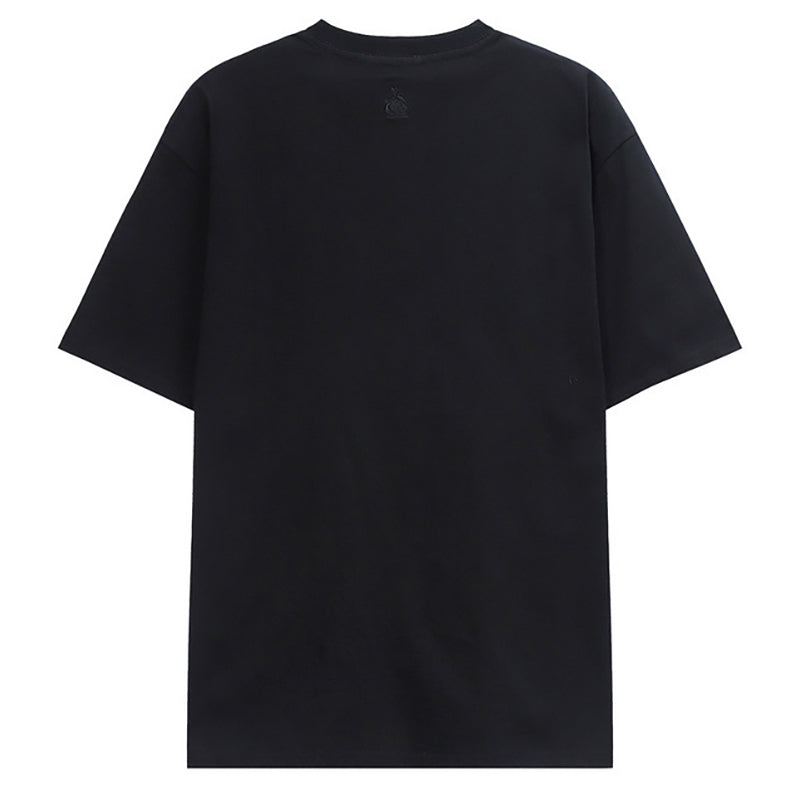 LANVIN Letter Embroidery T-Shirt