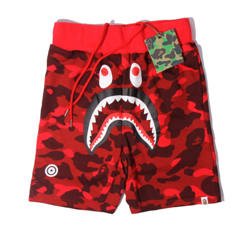 BAPE Color Camo Shark Sweatshorts
