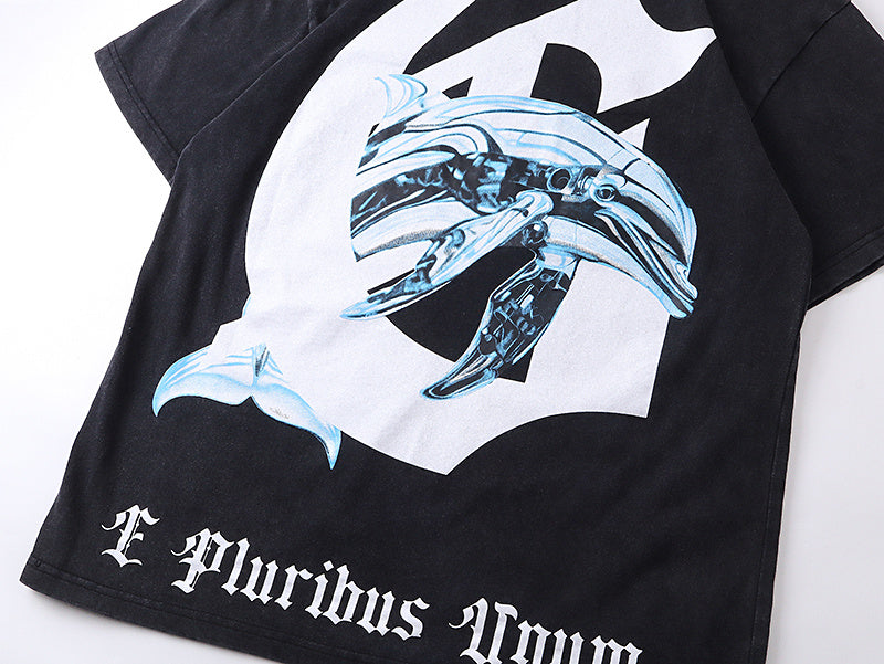 Godspeed Miami Dolphin T-Shirt Black