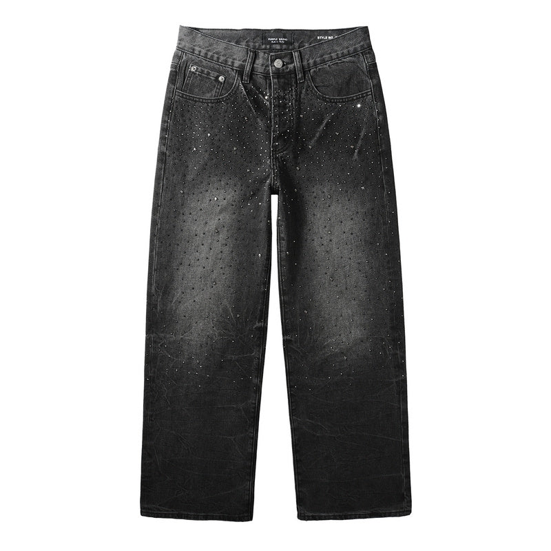 Purple Brand Crystal Diamond Jeans #105