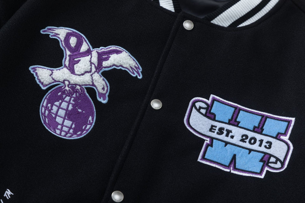 OFF WHITEEagle Wool Varsity Jacket