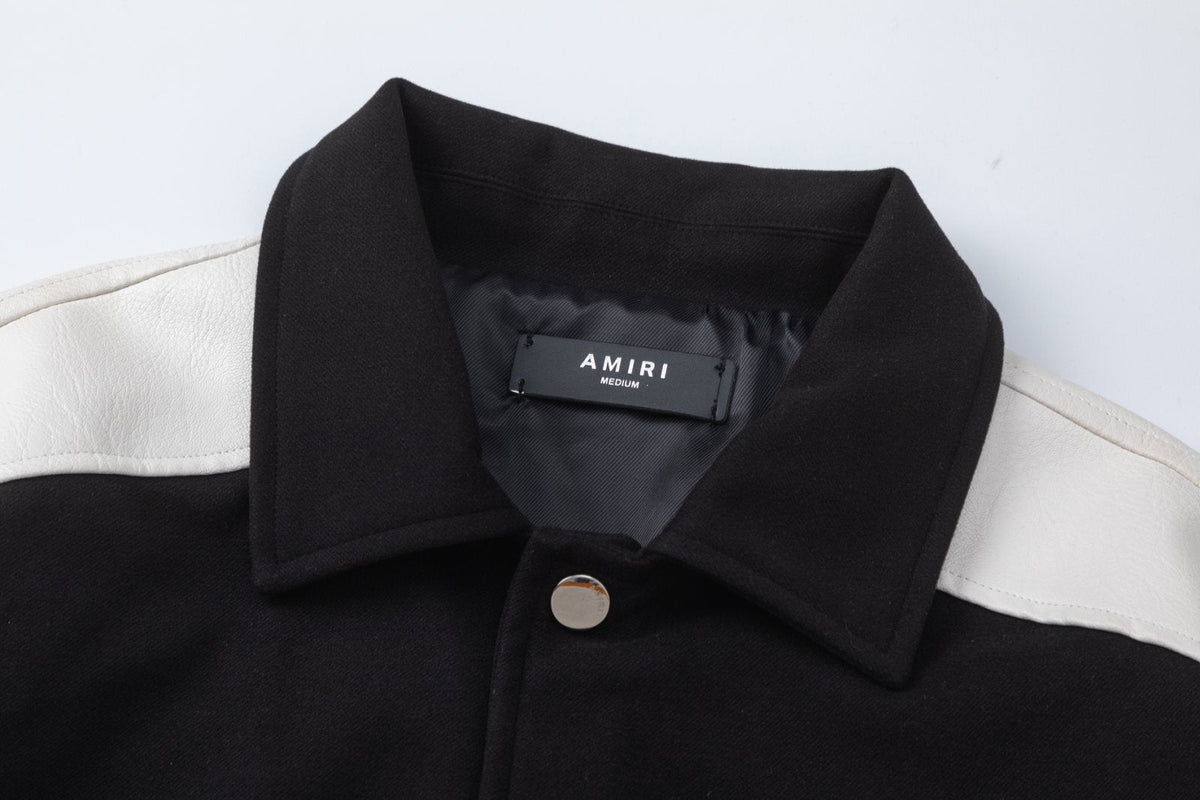AMlRl Varsity Logo-Embroidered Jacket
