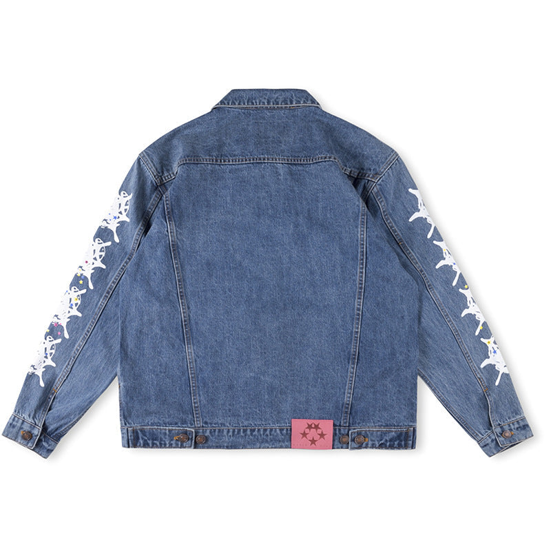 Sp5der Vintage Web Trucker Jacket