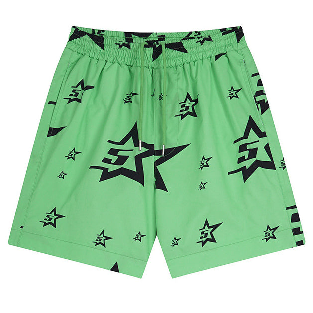Sp5der Star Pattern Shorts